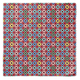 DIGITAL MAZE SILK CRAVAT SET & POCKET SQUARE